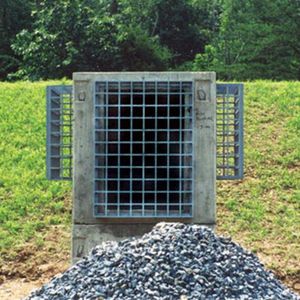 grille de filtration en HDPE 1