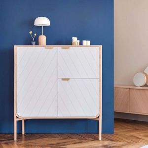 vaisselier contemporain / en chêne