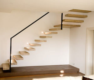 escalier quart tournant