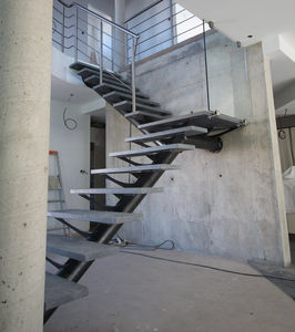 escalier quart tournant