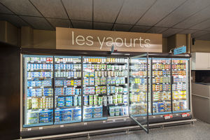 vitrine réfrigérée étagère