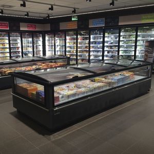 vitrine réfrigérée îlot