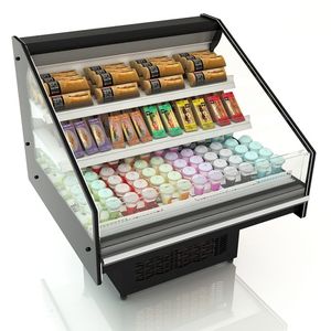 vitrine réfrigérée étagère