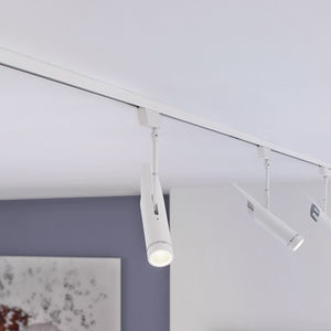 éclairage sur rail à LED / rond / en aluminium / professionnel
