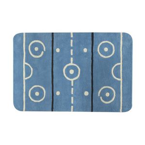 tapis contemporain / à motif / en polyester / en laine