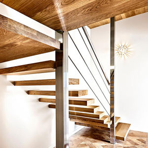 escalier demi-tournant