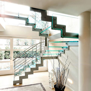 escalier demi-tournant