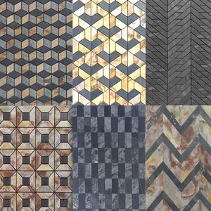 placage aspect mosaïque