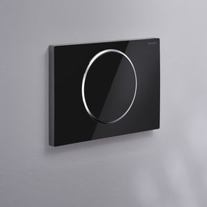 bouton de chasse d'eau simple
