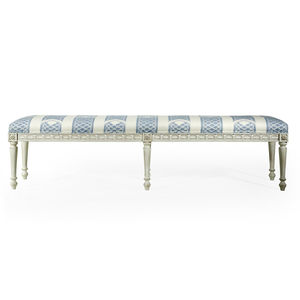 banquette de style français / en tissu / en cuir / en chêne