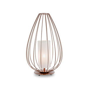 lampe de table / contemporaine / en métal / en lin