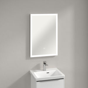 armoire de toilette à miroir avec éclairage intégré