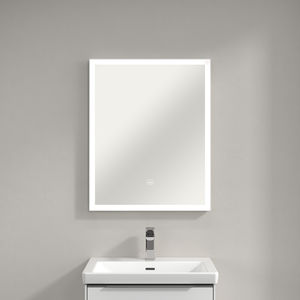 armoire de toilette à miroir avec éclairage intégré
