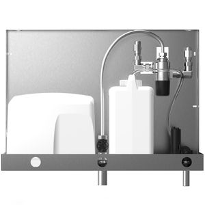 distributeur de savon professionnel / encastrable / en acier inoxydable / électronique