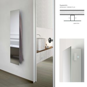 sèche-serviettes électrique / en aluminium / contemporain / de salle de bain