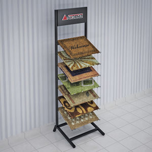 présentoir à tapis en métal