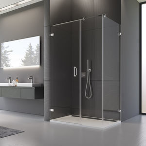 paroi de douche pivotante