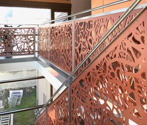balcon à panneaux