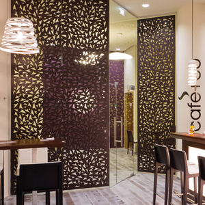 panneau décoratif MDF / pour cloison / mural / perforé