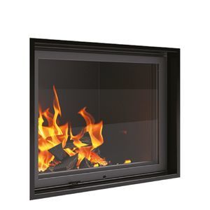 habillage de cheminée en acier 1