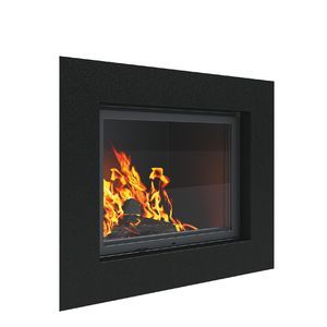 habillage de cheminée en acier 1
