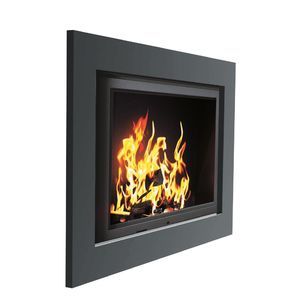 habillage de cheminée en acier 1