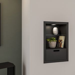 niche murale en acier 1