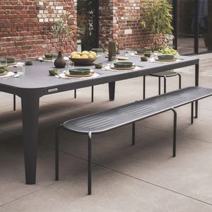 banc de jardin contemporain