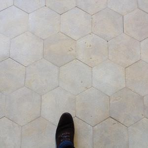 carrelage en pierre calcaire 1