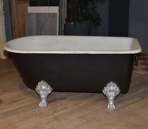 baignoire sur pieds / ovale / en fonte