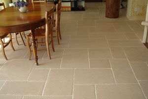 carrelage en pierre calcaire 1