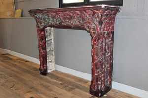 habillage de cheminée Art Nouveau / en pierre