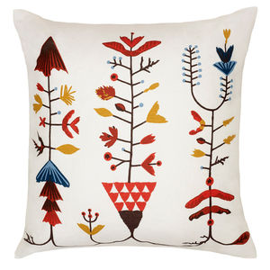 coussin pour canapé / carré / en lin / en coton