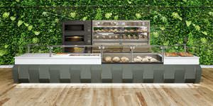 vitrine réfrigérée comptoir / pour restaurant / pour commerce / pour pâtisserie