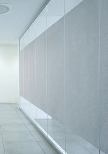 panneau acoustique mural / en textile / double face / pour bureau