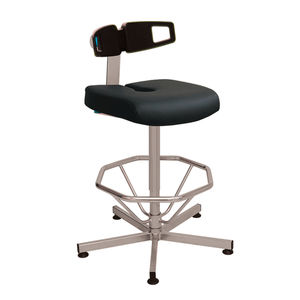 chaise de travail en acier inoxydable