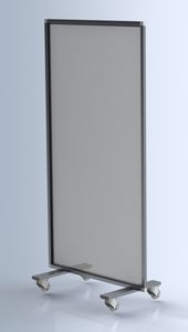 séparateur d'espace en aluminium
