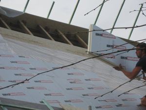 isolant thermo-acoustique / thermique / en polyisocyanurate PIR / pour toiture