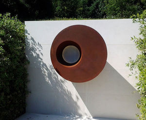 sculpture en acier corten