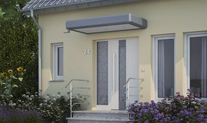 auvent d'entrée / en aluminium