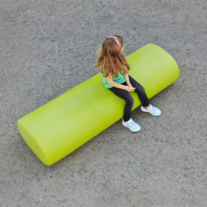 banc public / contemporain / en polyéthylène basse densité (PEBD) / pour enfant