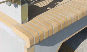 brique pleine / pour façade / jaune / antique