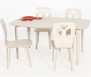 ensemble table et chaises contemporain