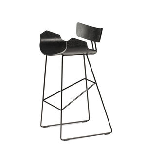 tabouret de bar design scandinave / en contreplaqué moulé / contract / pour restaurant