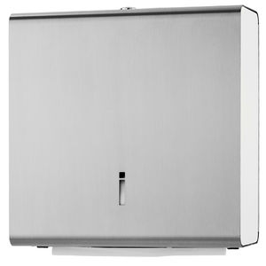 distributeur d'essuie-mains mural / en inox