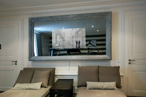 miroir TV mural