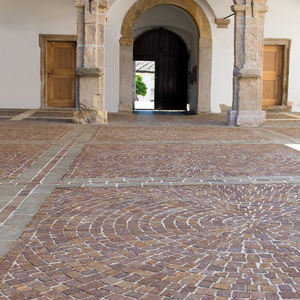 pavé en porphyre
