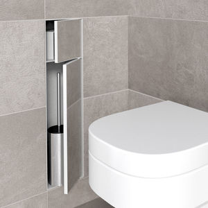 porte brosse de toilettes en acier inoxydable 1