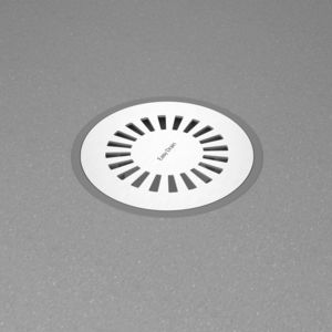 bonde de douche en acier inoxydable brossé 1
