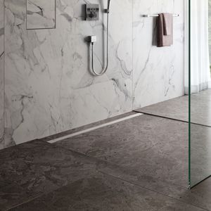 caniveau de douche en acier inoxydable brossé 1
